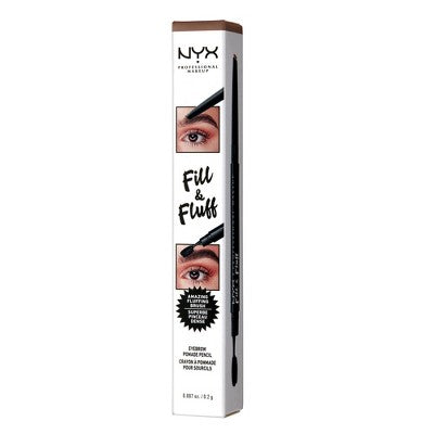 NYX Professional Makeup Fill & Fluff Eyebrow Pomade Pencil Auburn 0.007oz - Imperfect Box by This is Beauty US