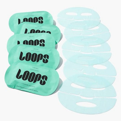 LOOPS Clean Slate Facial Mask 5ct/5.29oz - Missing Box by This is Beauty US