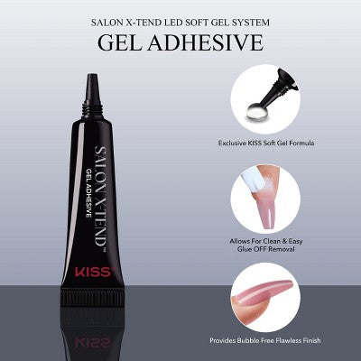 KISS Products Salon X-tend LED Soft Gel System Pure Fake Nails - Imperfect Box by This is Beauty US