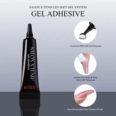 KISS Products Salon X-tend LED Soft Gel System Pure Fake Nails - Imperfect Box