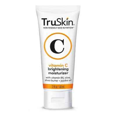 TruSkin Vitamin C Brightening Moisturizer For Face with Vitamin C, Vitamin B5, Vitamin E, Jojoba Oil & Aloe Vera 2 fl oz - New