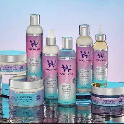 Watch & Sea This Hold Maximum & Shimmery Slickback Glaze Hair Gel 8 fl oz - Imperfect Container