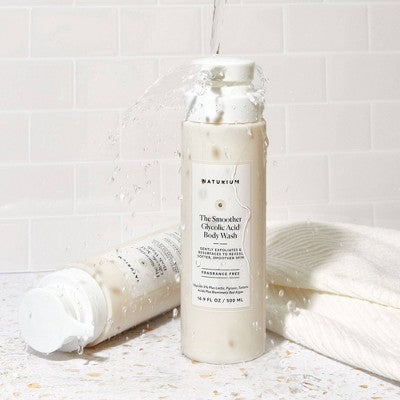 Naturium The Smoother Glycolic Acid Exfoliating Body Wash 16.9 fl oz - Imperfect Container by This is Beauty US