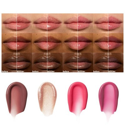 e.l.f. Glow Reviver Plumping Lip Oil Gift Set 4pc - Imperfect Box DestGlow