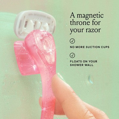 Billie Handle with Magnetic Holder Women 5 Blade Refills Reusable Razor - New by This is Beauty US