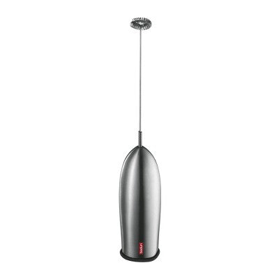 Bodum Schiuma Milk Frother Stainless Steel: Handheld Frother Wand for Coffee, Battery-Powered, Silver - Imperfect Box by This is Beauty US