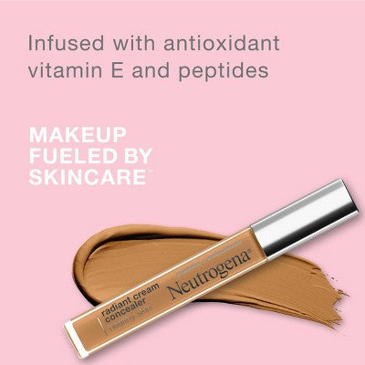 Neutrogena Healthy Skin Radiant Cream Concealer Hazelnut Medium 01 0.24oz - Imperfect Container