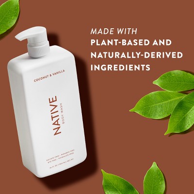 Native Sulfate Free Body Wash Coconut; Vanilla 36 fl oz - Imperfect Container by This is Beauty US