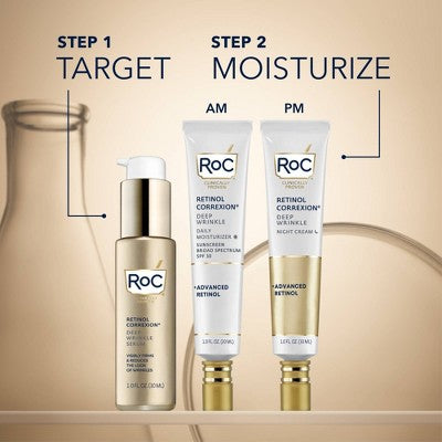 RoC Retinol Correxion Deep Wrinkle Moisturizer SPF 30 1 fl oz - New by This is Beauty US