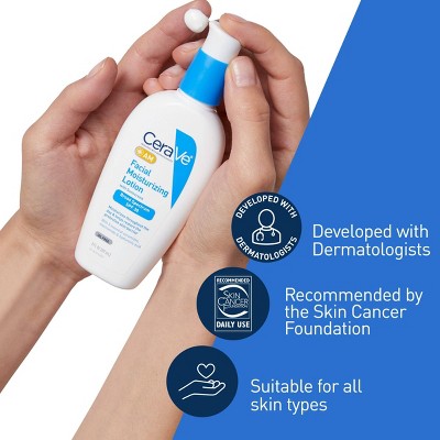 CeraVe Moisturizer Sunscreen AM Facial Lotion Normal to Dry SPF30 2oz - Imperfect Box by This is Beauty US