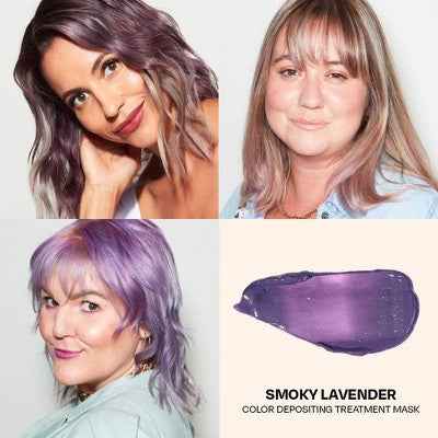 Overtone Smoky Lavender Hair Mask Semi-Permanent Hair Dye & Color Conditioner - New