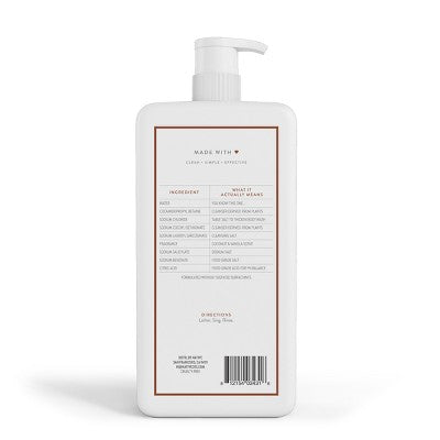 Native Sulfate Free Body Wash Coconut; Vanilla 36 fl oz - Imperfect Container by This is Beauty US