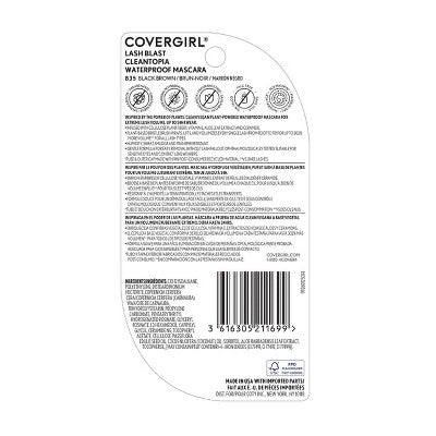COVERGIRL Lash Blast Cleantopia Waterproof Mascara Black Brown 0.32 fl oz - Imperfect Box by This is Beauty US