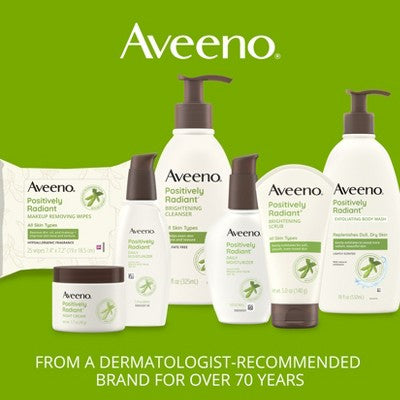 Aveeno Positively Radiant Daily Face Moisturizer SPF15 4oz - Imperfect Box by This is Beauty US