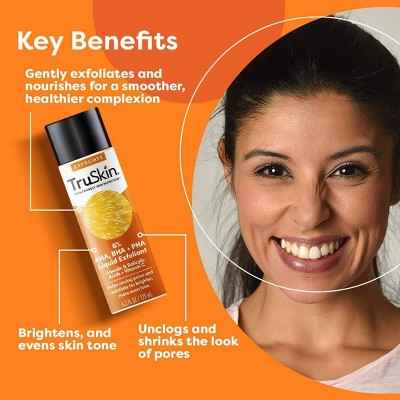 TruSkin Liquid Exfoliant with Vitamin C 4.2 fl oz - New