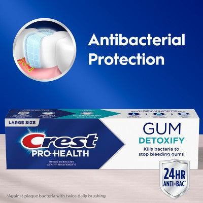 Crest Pro-Health Gum Detoxify Deep Clean Toothpaste 4.8oz/2pk - Imperfect Box by This is Beauty US