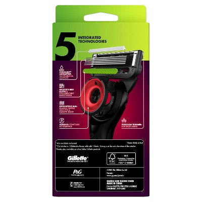 Gillette Labs Mens Special NFL Chiefs Edition Shaving Razor with 4 Refills and Magnetic Stand - New by This is Beauty US