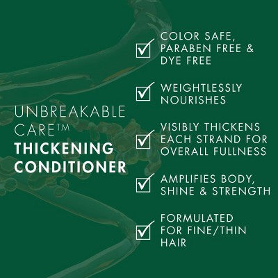 Nexxus Unbreakable Care Biotin Conditioner For Fine & Thin Hair 13.5 fl oz - New by This is Beauty US
