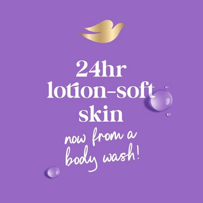 Dove Relax Body Wash Pump Lavender & Chamomile 24hr Lotion-Soft Skin 30.6 fl oz - Imperfect Container by This is Beauty US