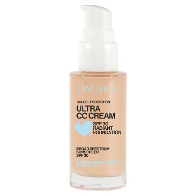 Pacifica Ultra CC Cream Radiant Foundation with SPF 17 Neutral/Fair 1 fl oz - Imperfect Box DestGlow