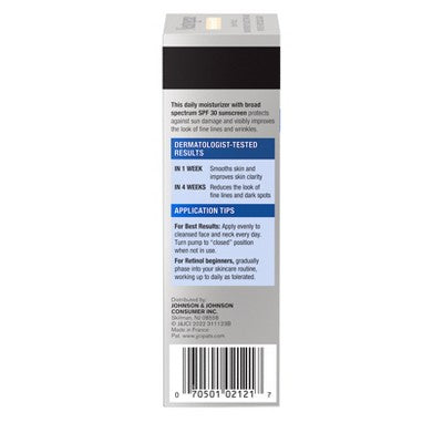 Neutrogena Rapid Wrinkle Repair Retinol Hyaluronic Acid SPF 30 1 fl oz - Imperfect Box by This is Beauty US