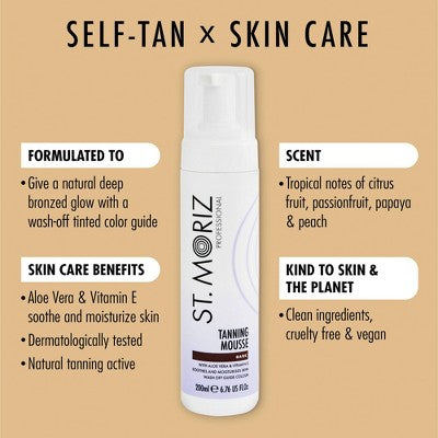 St. Moriz Professional Instant Self Tanning Mousse Dark 10.14 fl oz - New by This is Beauty US