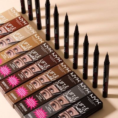 NYX Professional Makeup Lift N Snatch! Brow Tint Pen Ash Brown 0.03 fl oz - Imperfect Box DestGlow