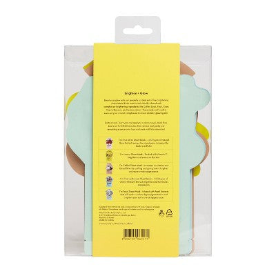 TONYMOLY Brighten & Glow Sheet Mask Set - New - DestGlow