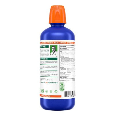 TheraBreath Healthy Gums Mouthwash Clean Mint 33.8 fl oz - Imperfect Container by This is Beauty US