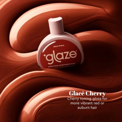 Glaze SuperGloss Color Conditioning Hair Gloss Glace; Cherry Vibrant Red 6.4 fl oz - Imperfect Container by This is Beauty US