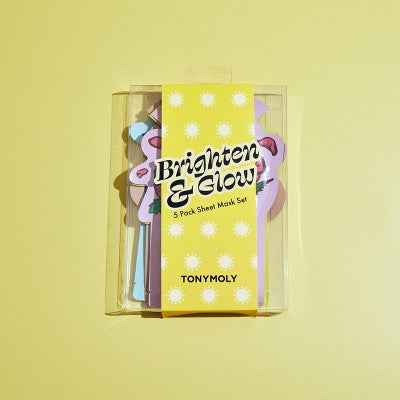 TONYMOLY Brighten & Glow Sheet Mask Set - New - DestGlow