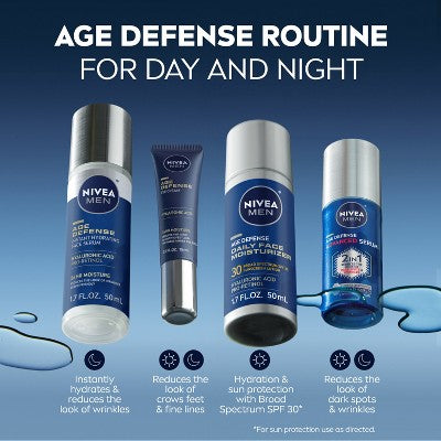 NIVEA Men Age Defense Advanced Face Serum 1.0 fl oz - Imperfect Box by This is Beauty US