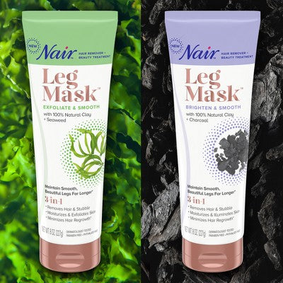 Nair Hair Remover Beauty Treatment Charcoal Clay Leg Mask 8.0oz - New by This is Beauty US