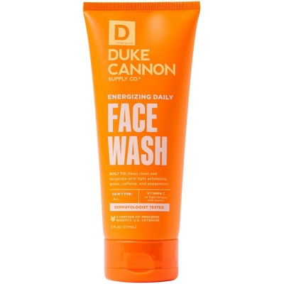Duke Cannon Energizing Daily Face Wash 6 fl. oz - Imperfect Container by This is Beauty US