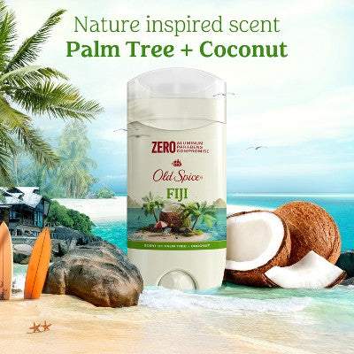 Old Spice Mens Solid Deodorant Fiji with Palm Tree Scent 3oz/2pk - Imperfect Container by This is Beauty US