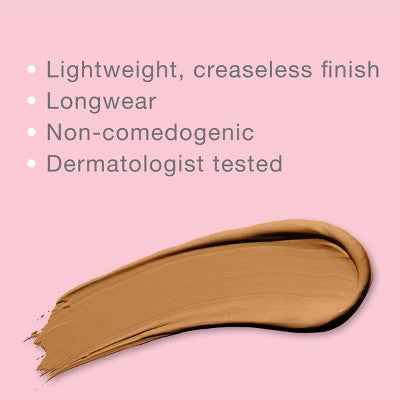 Neutrogena Healthy Skin Radiant Brightening Lightweight Perfecting Cream Concealer with Peptides & Vitamin E Antioxidant 03 Sugar Light 0.24oz - Imperfect Container