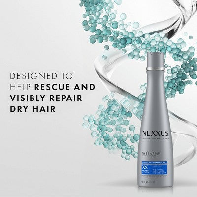 Nexxus Therappe Ultimate Moisture Shampoo for Dry Hair with Elastin Protein and Green Caviar Silicone-Free 13.5 fl oz - New by This is Beauty US