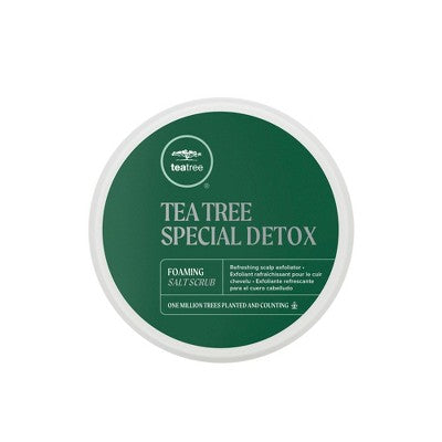 Tea Tree Special Detox Foaming Salt Hair Scrub 6.5oz - New - DestGlow
