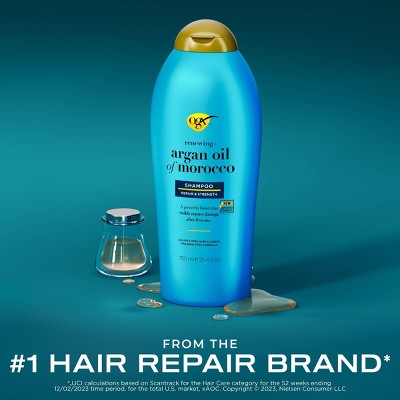 OGX Argan Oil of Morocco Salon Size Shampoo 25.4 fl oz - New by This is Beauty US