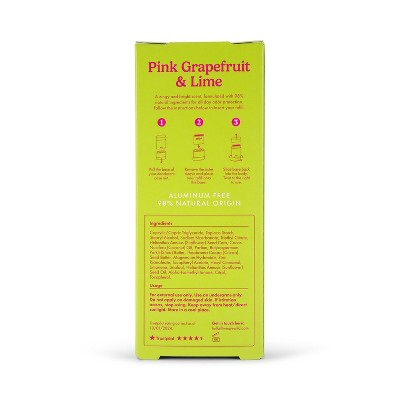 Wild Cosmetics Cream Deodorant Refill Grapefruit & Lime with Ombre Case 5.29oz - New by This is Beauty US