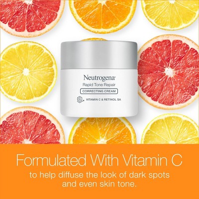Neutrogena Rapid Tone Repair Retinol + Vitamin C Face and Neck Cream 1.7oz - Imperfect Box by This is Beauty US
