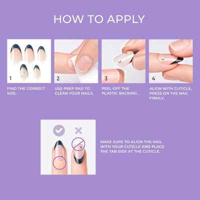 KISS imPRESS Press-On Manicure Fake Nails Best Life - New - DestGlow