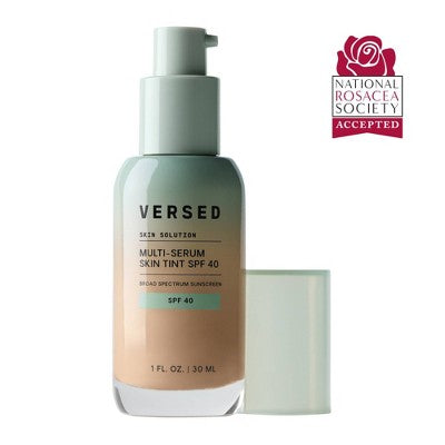 Versed Skin Solution Multi-Serum Skin Tint Foundation SPF 40 5N 1 fl oz - Imperfect Container by This is Beauty US