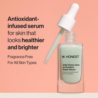 Honest Beauty Daily Green Juice Antioxidant Super Serum 1 fl oz - New - DestGlow