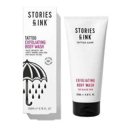 Stories & Ink Enhancing Exfoliating Body Wash 6.76 fl oz - New - DestGlow