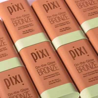 Pixi On The Glow Bronze Tinted Moisturizer Stick Bronzer Rich Glow 0.6oz - Imperfect Box