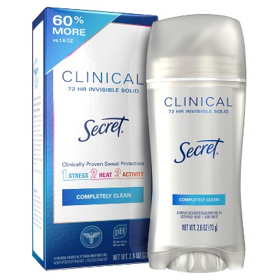 Secret Clinical Strength Completely Clean Invisible 2.6oz - Imperfect Box by This is Beauty US