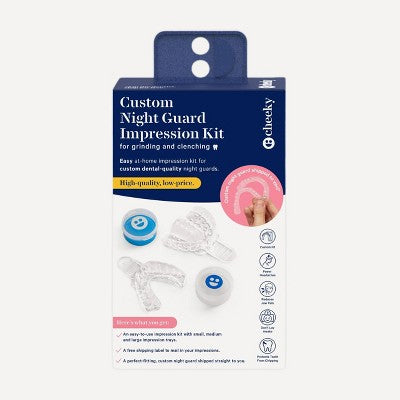 Cheeky Oral Care Custom Mouth Guard & Dental Impression Kit for Teeth Grinding & Clenching - Imperfect Box by This is Beauty US