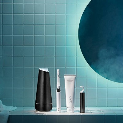 quip Sonic Electric Metal Toothbrush and Travel Case Slate - Imperfect Box by This is Beauty US
