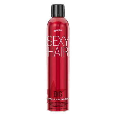 Sexy Hair Spray and Play Harder Hairspray 10oz - Missing Lid